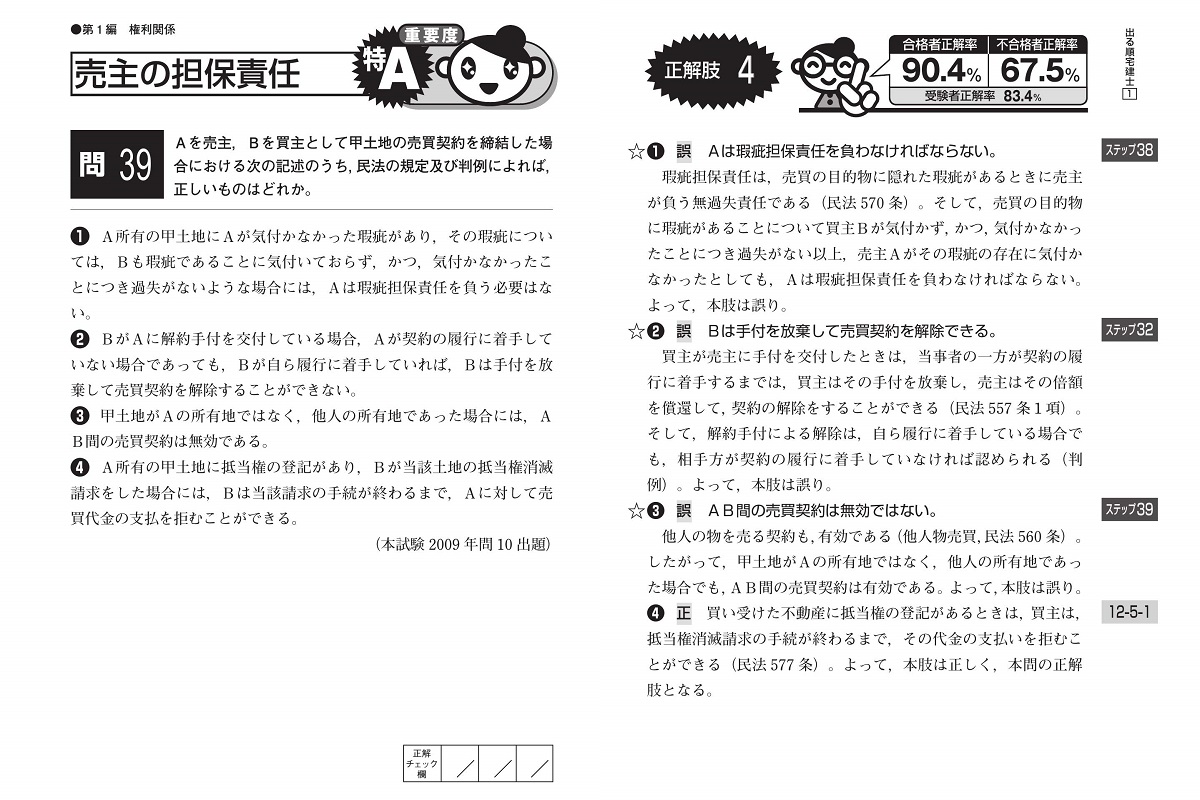 宅地建物取引士試験 テキスト徹底比較 おすすめの参考書と問題集 22年対応 しかくのいろは