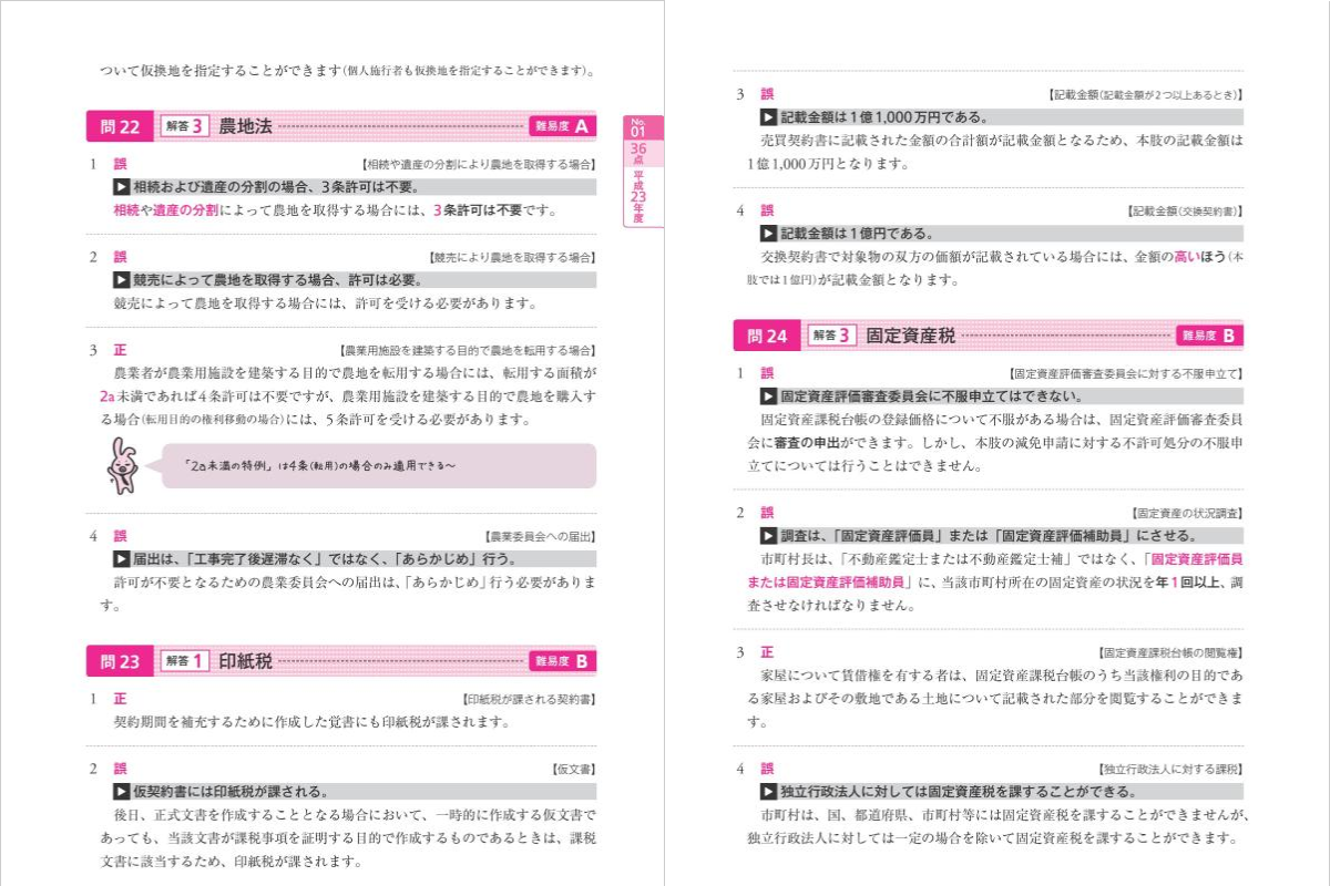 宅地建物取引士試験 テキスト徹底比較 おすすめの参考書と問題集 22年対応 しかくのいろは