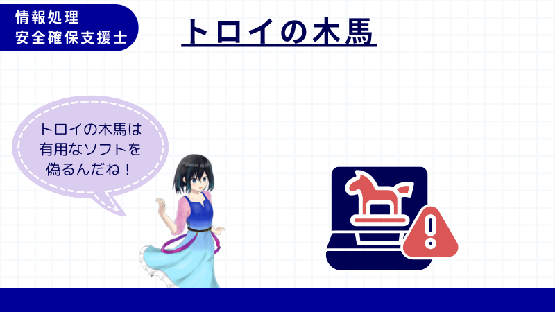 情報処理安全確保支援士 トロイの木馬